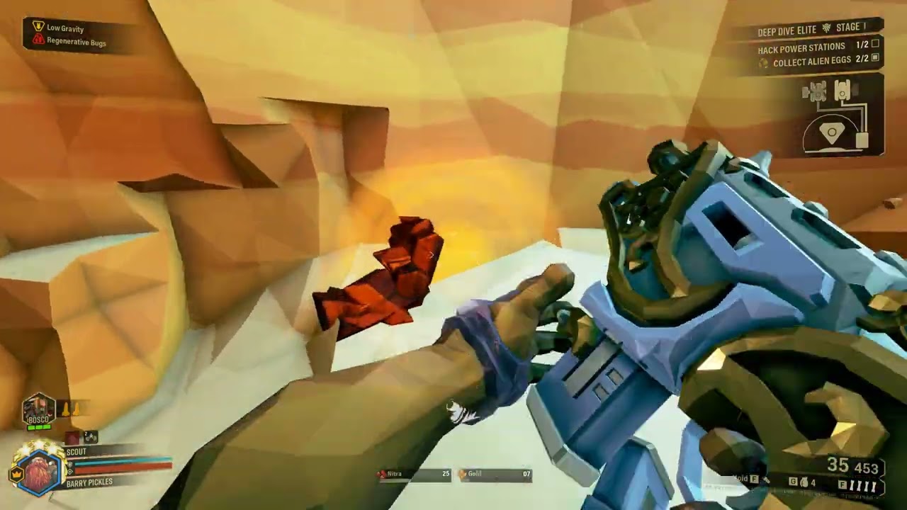 Clowning on glyphids - scout solo EDD - Deep Rock Galactic