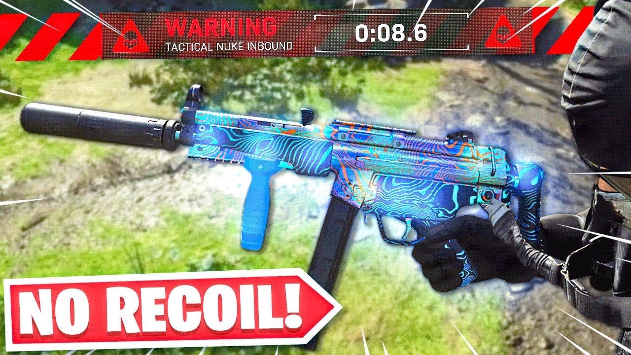 the OVERPOWERED MP5 NO RECOIL ATTACHMENT.. (Best MP5 Class Setup) COD MW