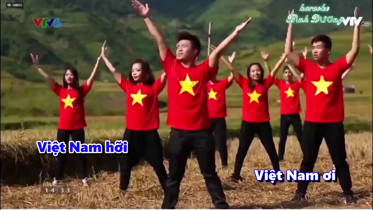 Việt Nam Ơi   Karaoke HD   Minh Beta   U23 Việt Nam