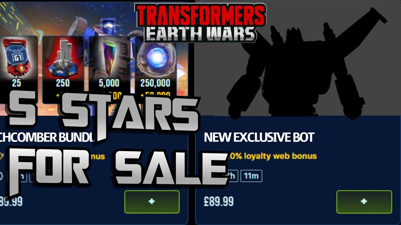 5 STAR STORE Transformers Earth Wars