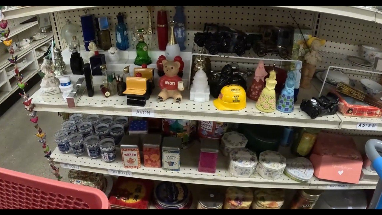 Thrifting for my Job! Thrift with Me! Hitting 4 different Thrift Stores! Mid Century Glass was a HIT