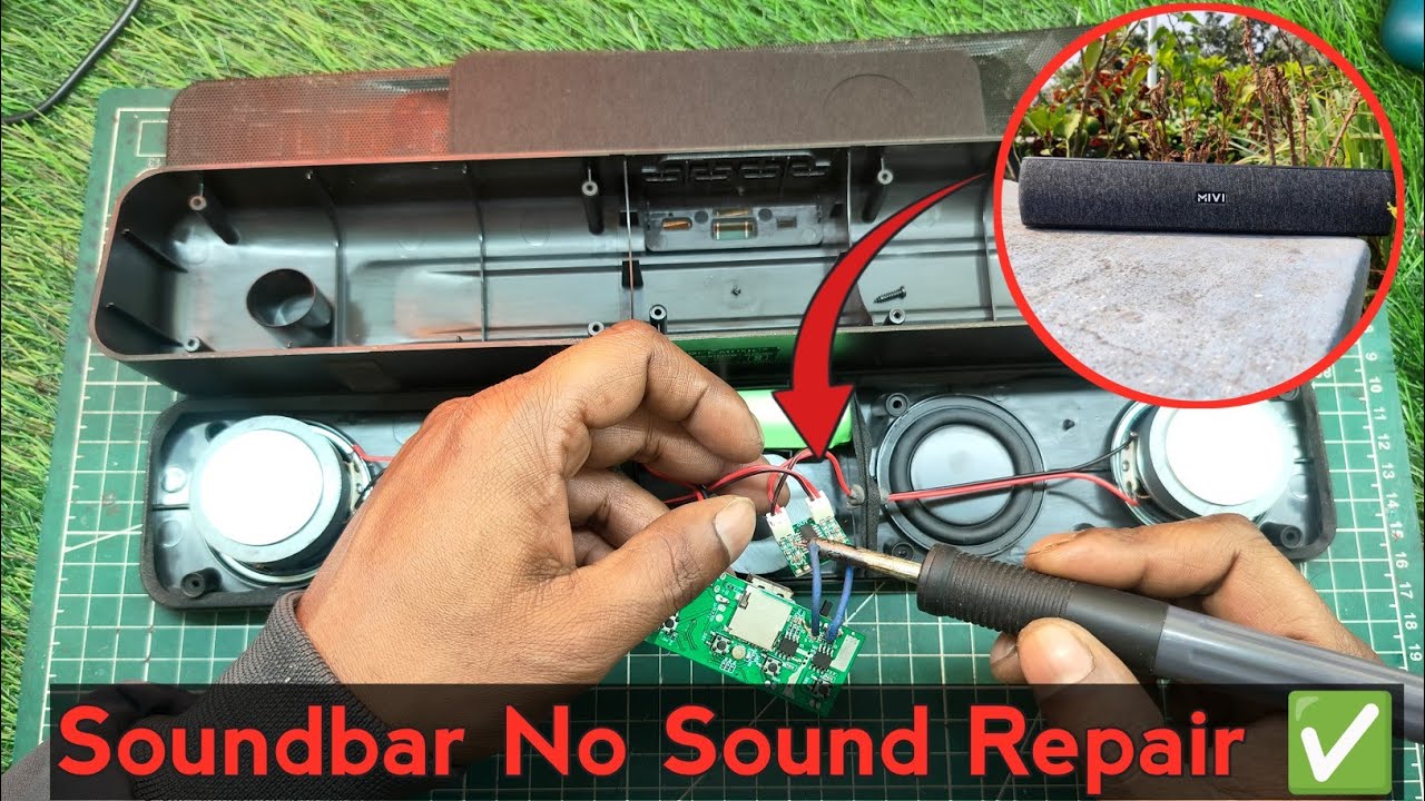 Soundbar No Sound Repair / Bluetooth Speaker Repair #repair #youtube