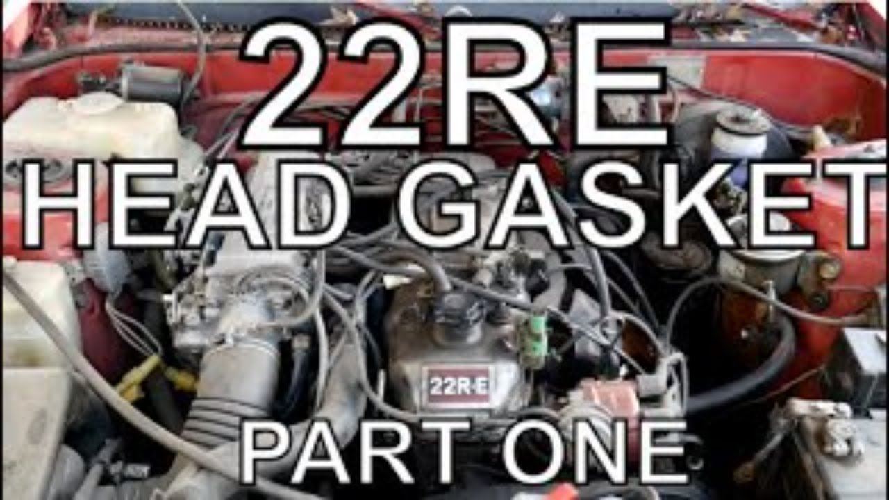 Замена прокладки головки блока цилиндров 22RE | Разборка