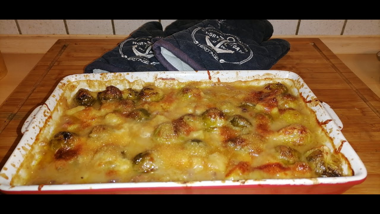Kassler Rosenkohl Kartoffel Auflauf - einfach & lecker