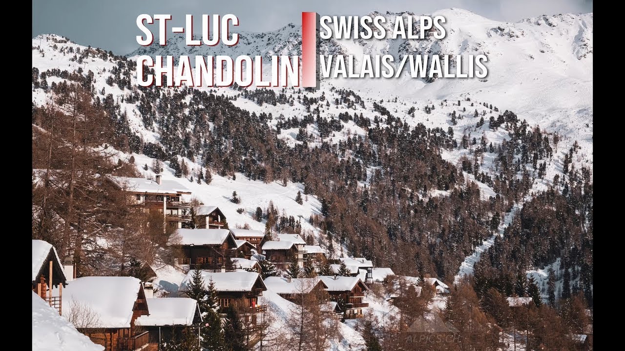 St-Luc/Chandolin ski station in the Swiss Alps, Valais