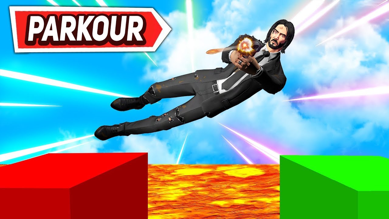 *PARKOUR JOHN WICK* SALTOS IMPOSIBLES FORTNITE PARKOUR