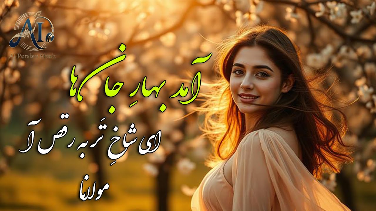 آمد بهارِ جان‌ها 🌸✨ | ای شاخِ تر به رقص آ 🌿💫 | شعر عرفانی مولانا