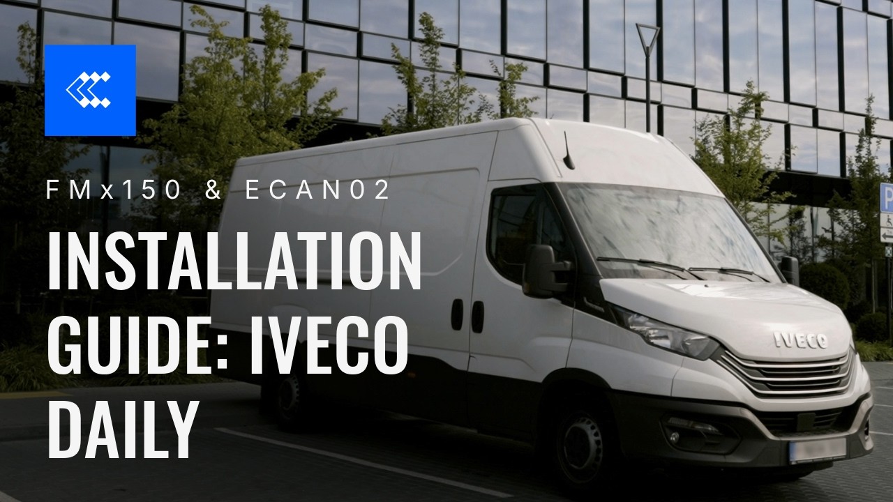 Руководство по установке | ECAN02 и FMx150 в IVECO Daily | Teltonika