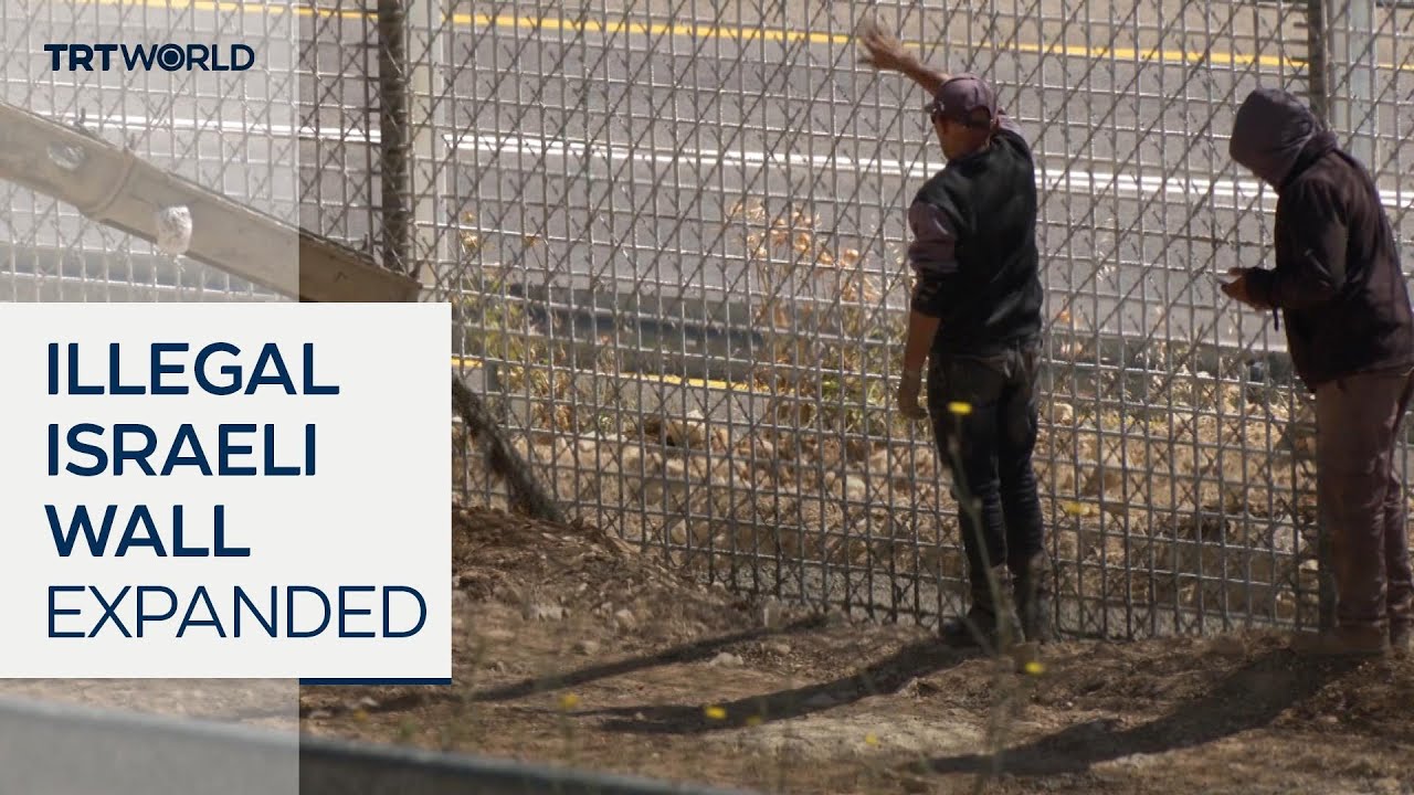 Israel expands wall to encircle Palestinian village of Sinjil