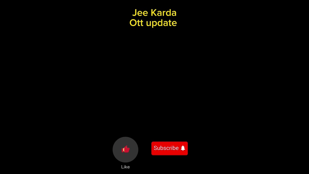 Jee karda will premiere on Amazon Prime #ottupdates #ottreleasedate