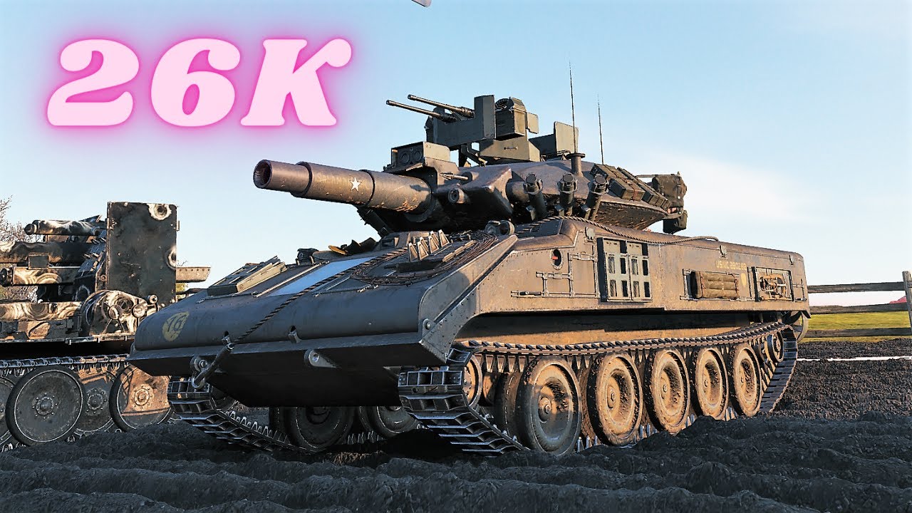 26K Spot + Damage Sheridan & XM551 Sheridan  World of Tanks Replays 4K The best tank game