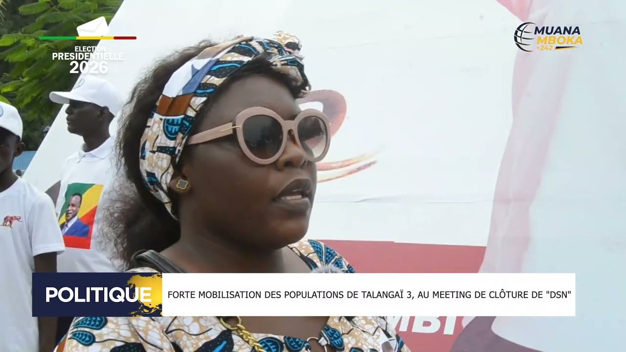 FORTE MOBILISATION DE LA POPULATION DE TALANGAI 3 PAR PIERRE OBAMBI AU MEETING DE CLÔTURE DE DSN 