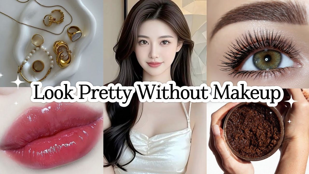 How to Look Pretty Without Makeup | Natural Beauty Secrets🌷✨️ #glowup #beautytips 