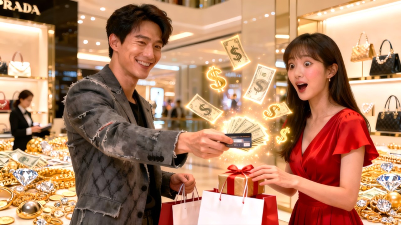 Dari miskin jadi terkaya di dunia dalam semalam! Tapi harus cuma belanja buat wanita?#drama #film