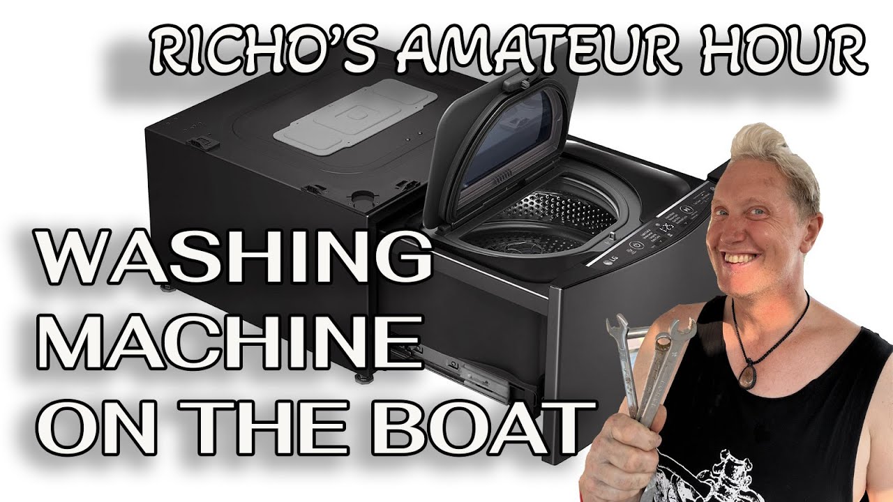 LG Twin Mini Washing Machine on a Sailing Boat
