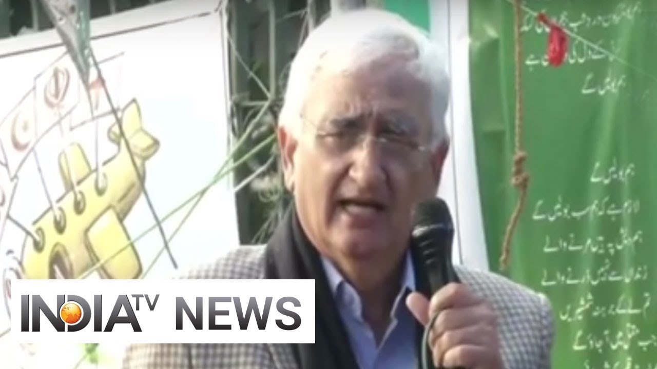 Salman Khurshid joins protest against CAA, NRC in Jamia