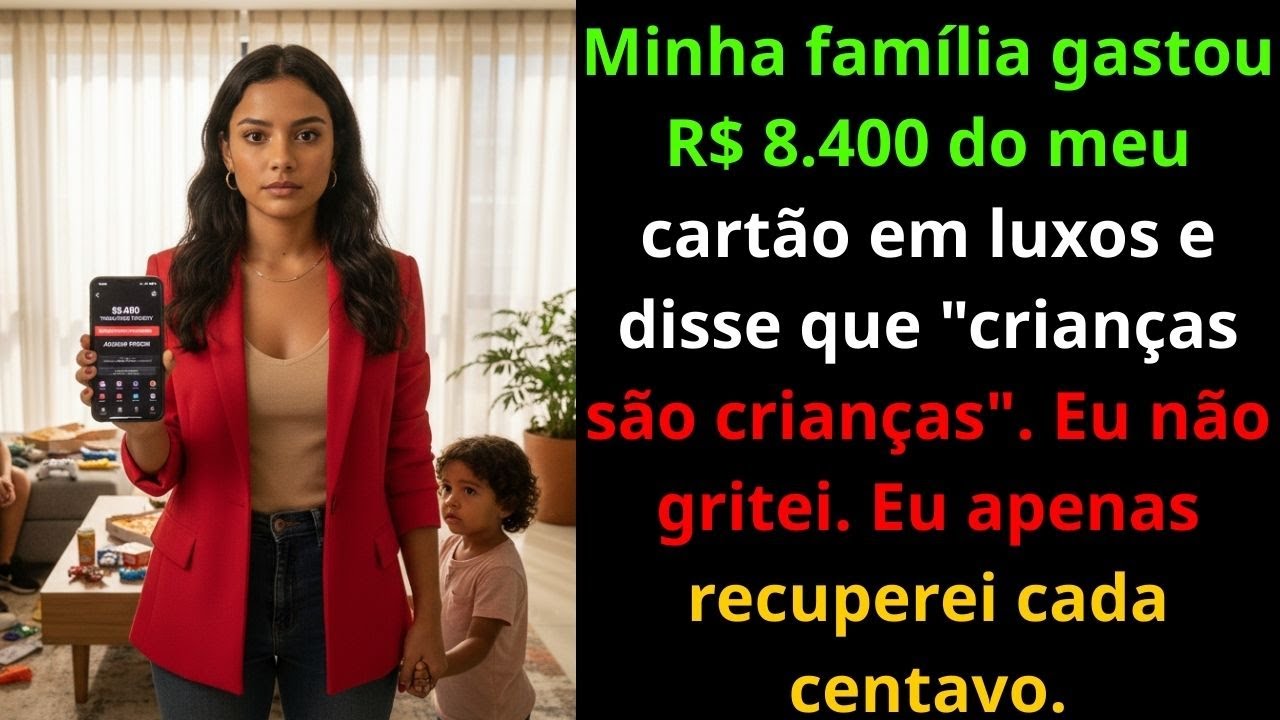 Minha família roubou R$ 8.400 do meu cartão e eu dei o troco!