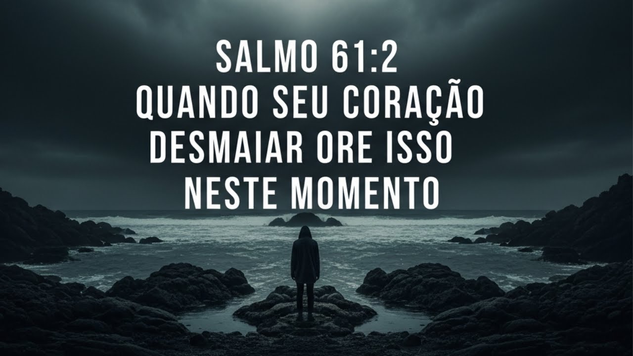 Salmo 61:2 Quando Seu Coração Desmaiar Ore Isso NESTE MOMENTO