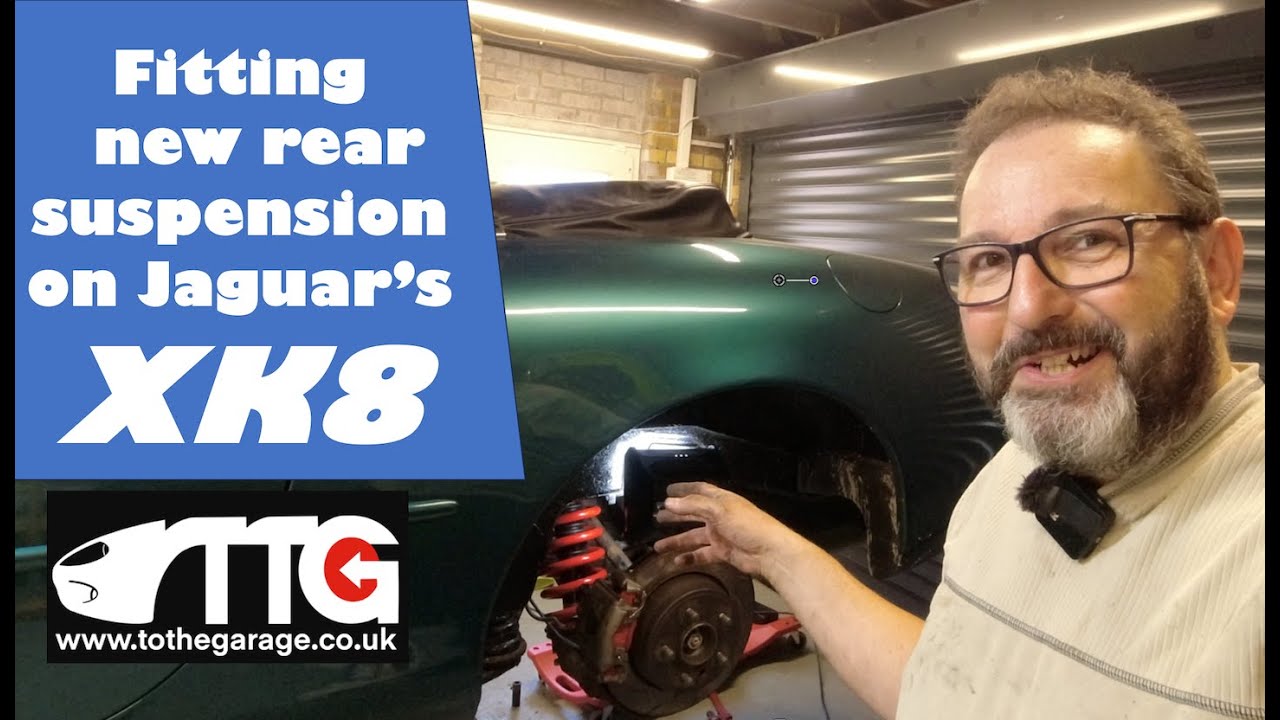 Fitting Adamesh lowered rear springs, and new shock absorbers to my Jaguar XK8 (X100)