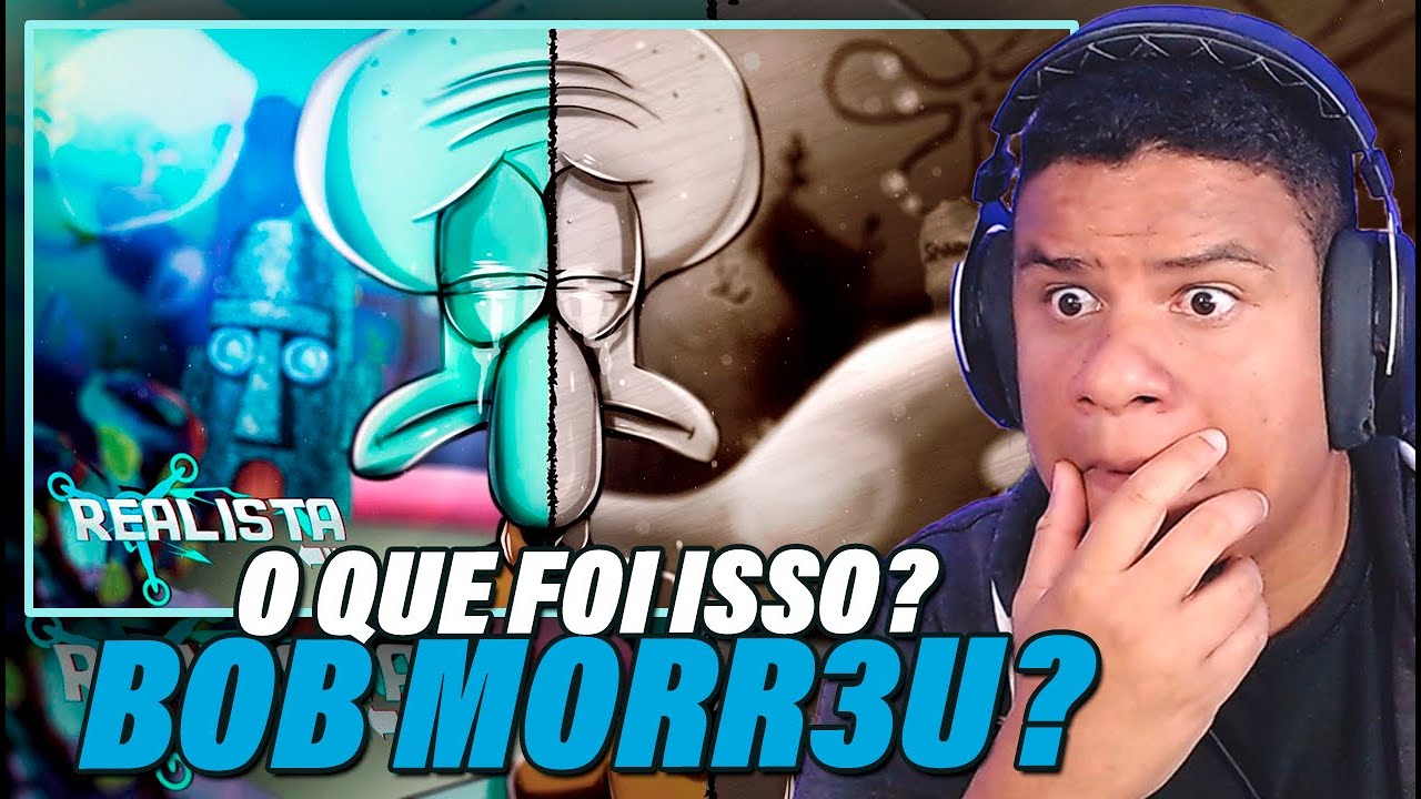 REAGINDO a QUERIDO BOB - LULA MOLUSCO (Bob Esponja) | Realista| React Anime Pro