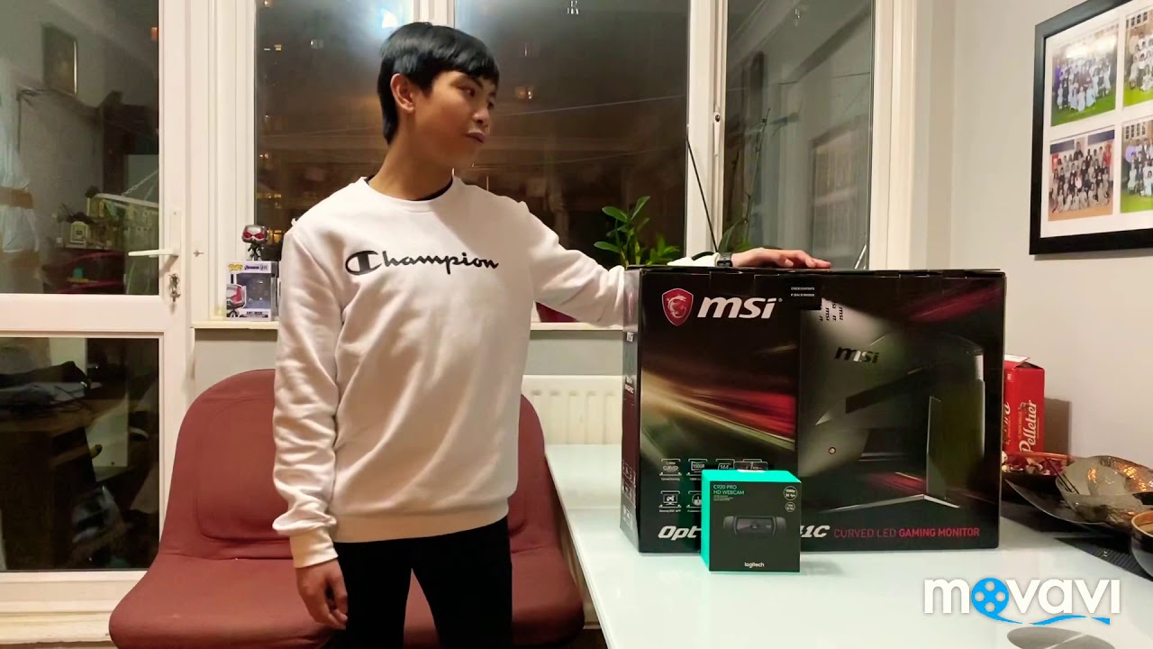 Unboxing Msi Optix MAG241C curved gaming Monitor...