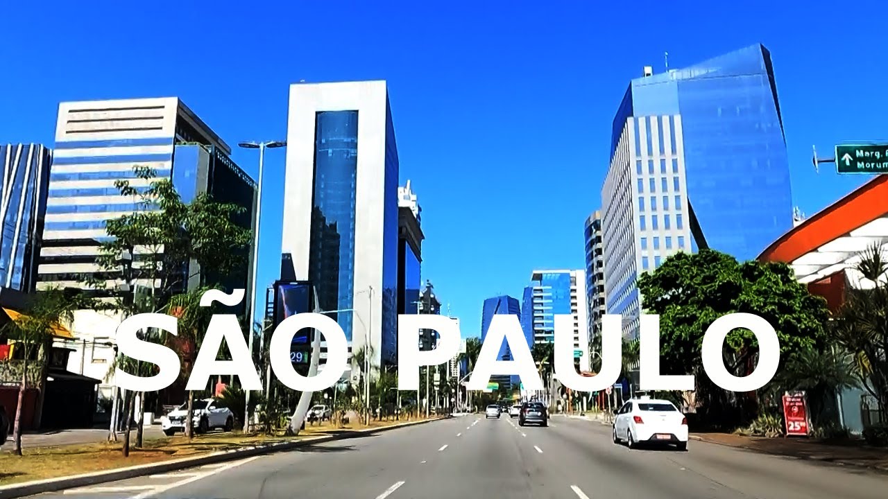 Dirigindo por São Paulo numa manhã de domingo | Driving São Paulo - Brazil