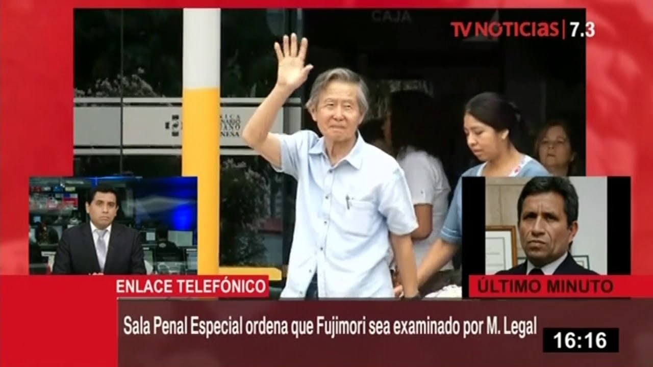 Sala Penal Especial ordena que Alberto Fujimori sea examinado por Medicina Legal