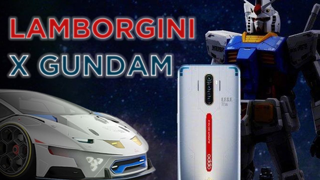 GUNDAM x LAMBORGHINI bikin HP!? 7 HP Limited Edition berdesain KEREN!