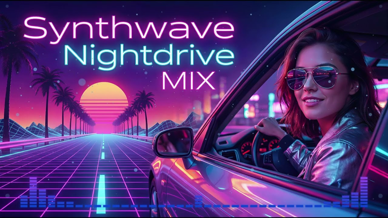 Mix – Focus Music ☕ Synthwave Instrumental for Work & Study