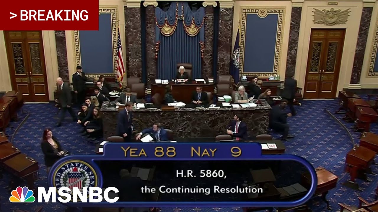 Senate passes stopgap funding bill to keep government open