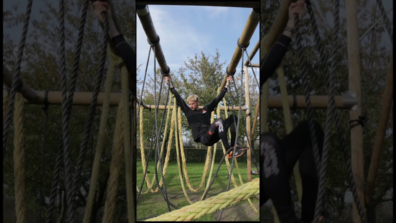 Snelle tip - Hufterlus (4/5) #survivalrun  #ocr #ropeclimbing