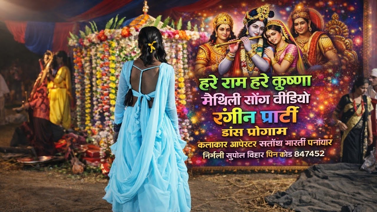 राम और सीता का  कुमरहन हरे  मैथिली सॉन्ग वीडियो मैथिली सॉन्ग में शुभ विवाह Hare Ram hare Krishna