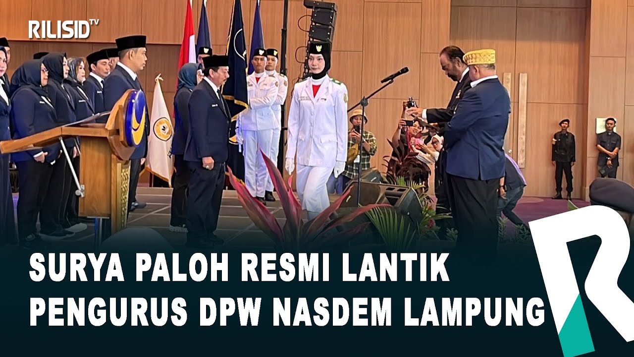 Surya Paloh Resmi Lantik Pengurus DPW NasDem Lampung