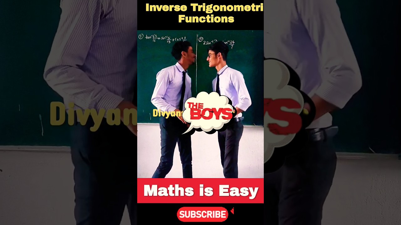 Maths Challenge 🔥 Inverse Trigonometric Functions Class 12th Maths #fun #kadharalz #ytshorts #trend