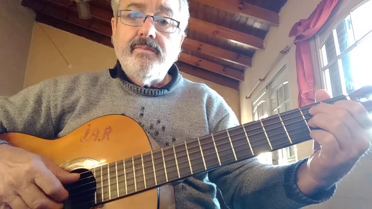 Si un dìa fuì tu cantor,como tocar y cantar en guitarra.HORACIO GUARANY.