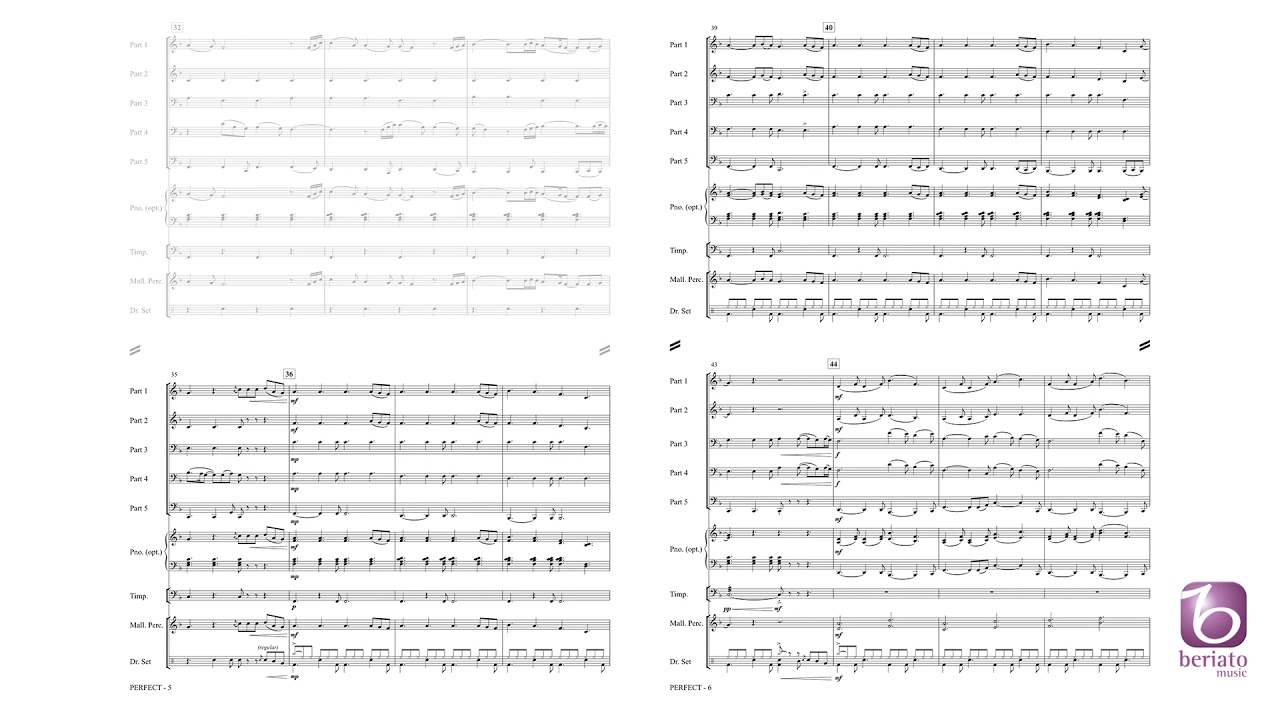 Perfect – arr. by Filip Ceunen