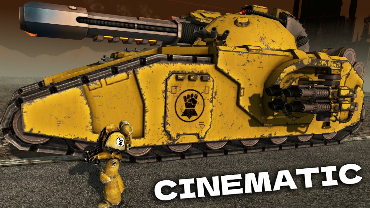 WARHAMMER 40K CINEMATIC BATTLE | Imperial Fists vs Necrons | Men of War: Assault Squad 2 (4K)