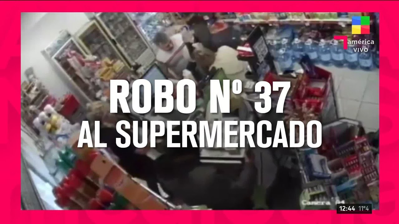 🔴 El supermercado que sufri&oacute; 37 robos: le apuntaron a los clientes para evitar que escapen