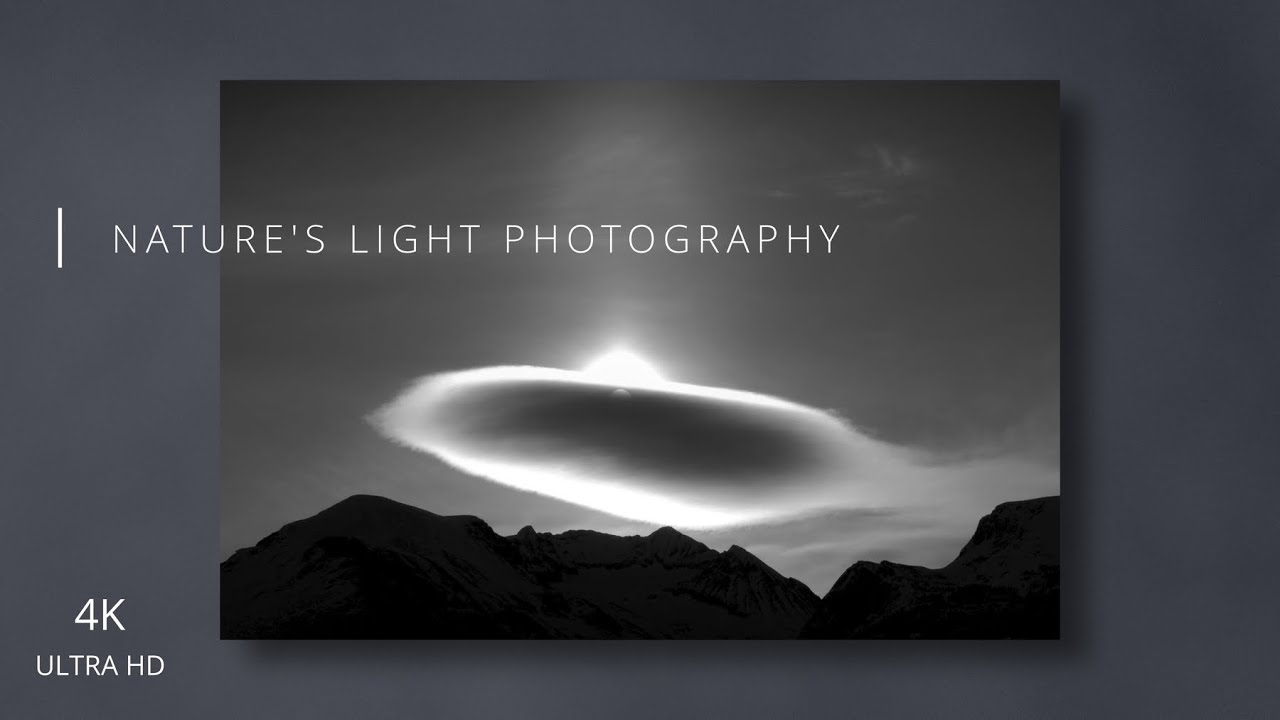 23 Images | Dramatic Clouds |  Black and White Photographs with Music