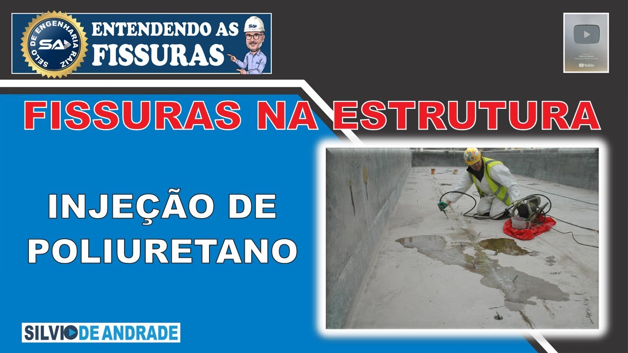 INJEÇÃO DE POLIURETANO HIDROEXPANSIVO EM FISSURAS DO CONCRETO - 08/07/2024