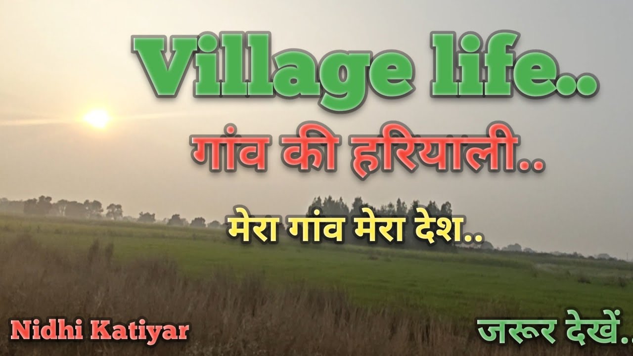 गांव को जीवन....#Village life #Nivada#gav#masti