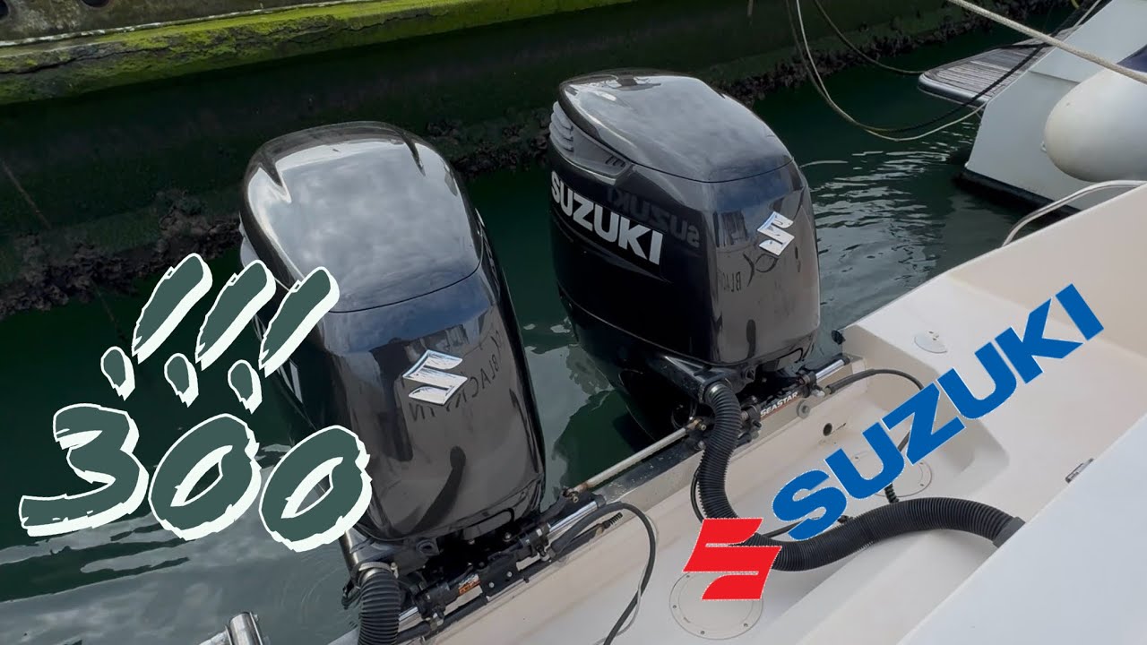 Twin Suzuki DF 300 AP on the way to Marano Lagunare