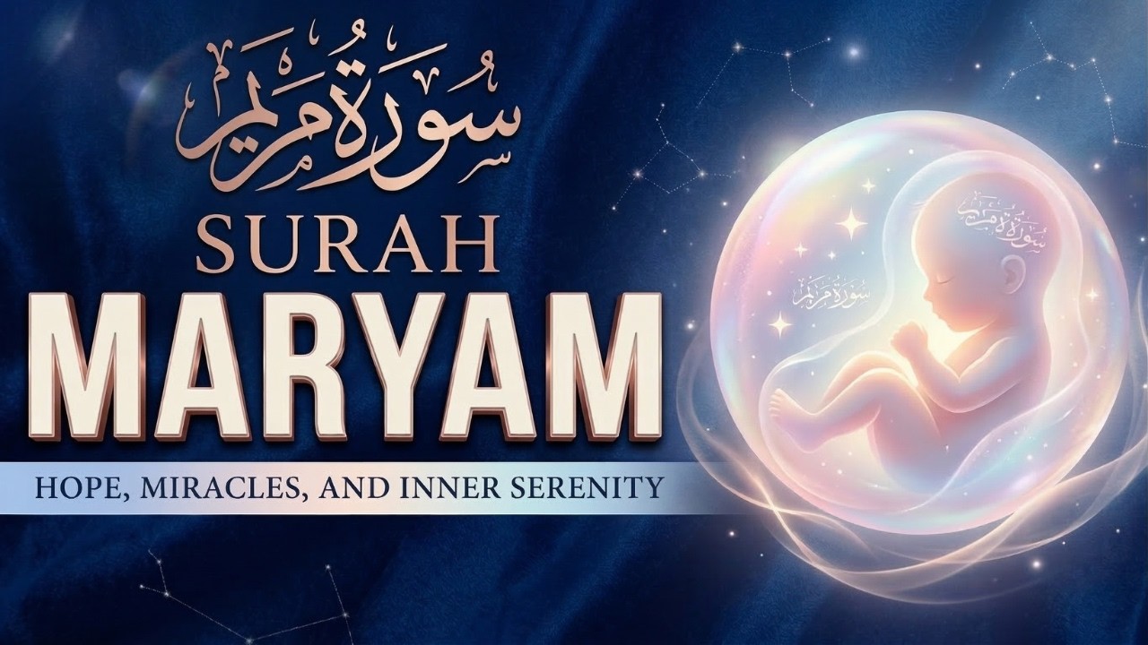 Surah Maryam 💖 | Protection for Baby in Womb | The Miracle of Creation | Most Emotional Recitation