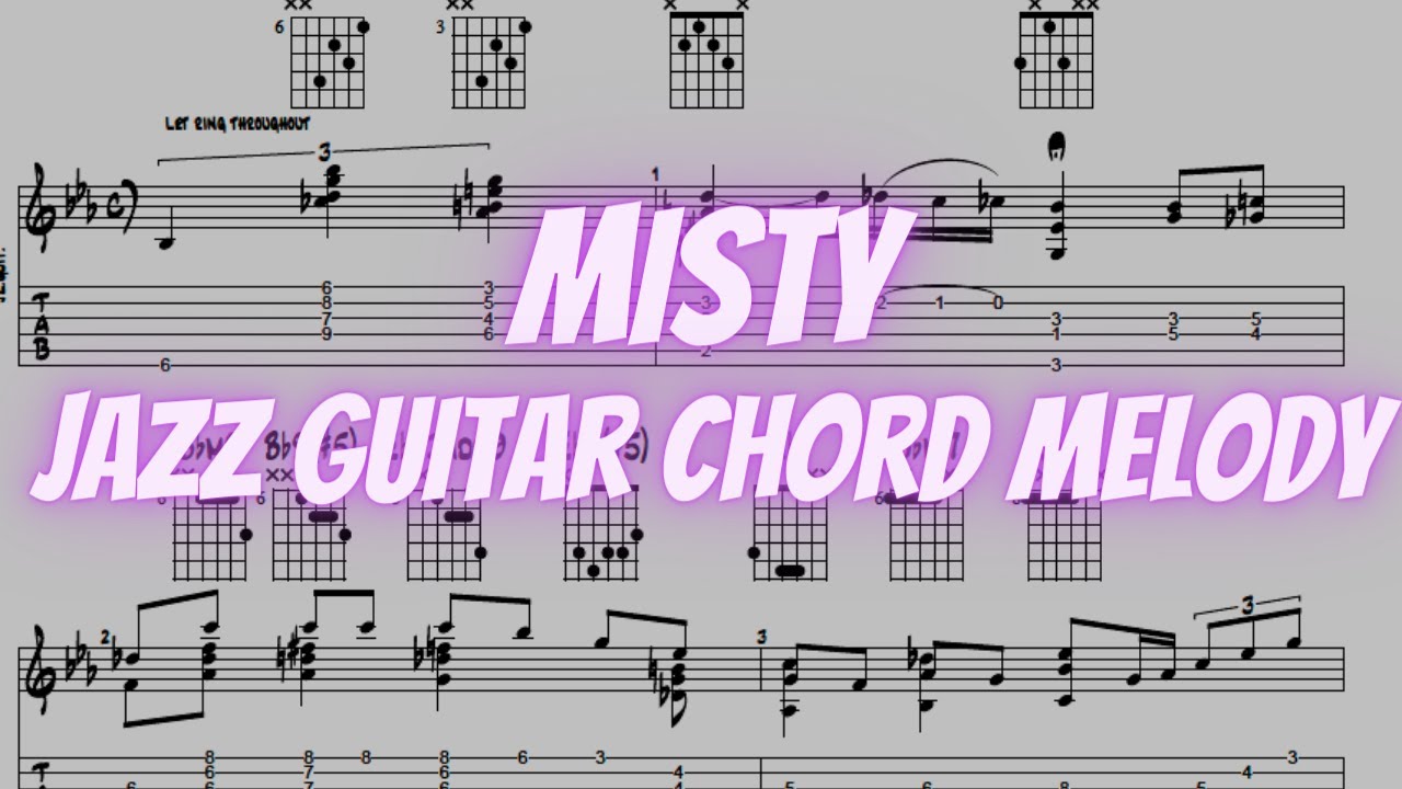 Misty - Jazz Guitar Chord Melody