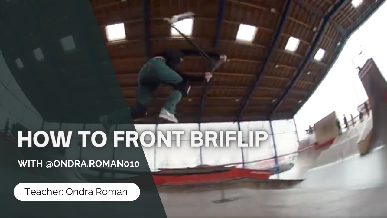 GIZMANIA | Trick tip - how to FRONT BRIFLIP