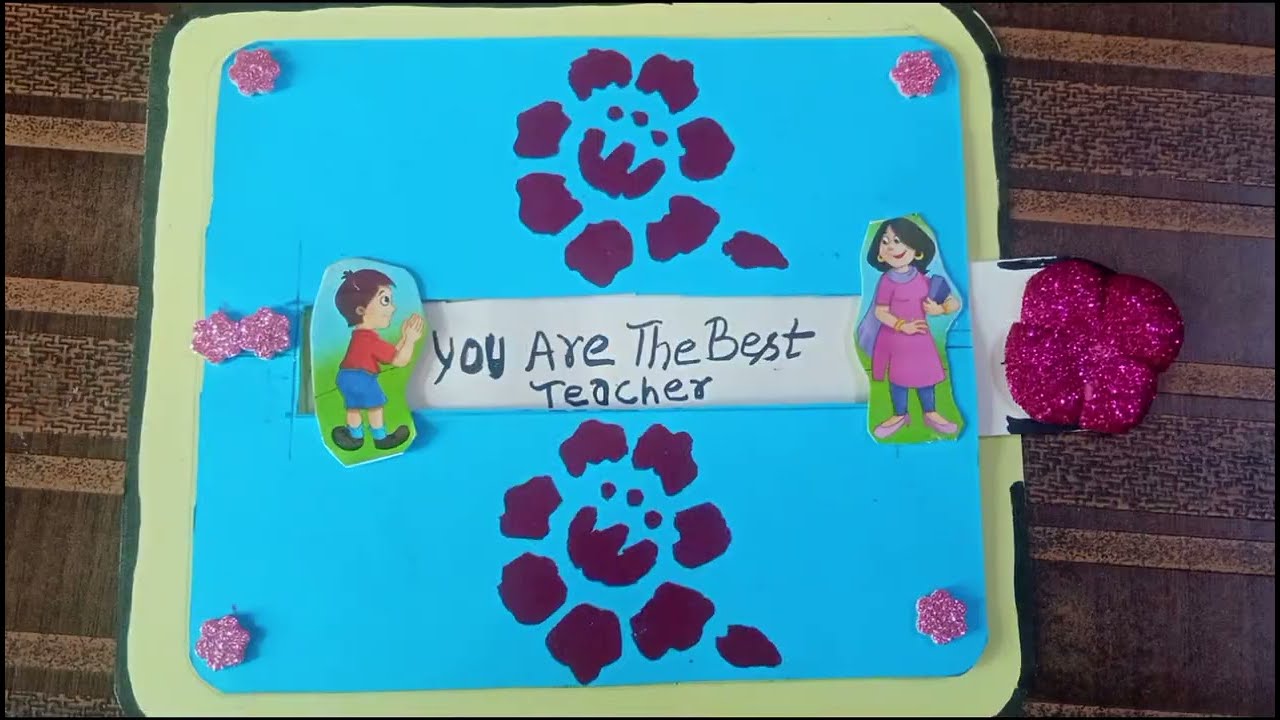 Teacher 's day slider card