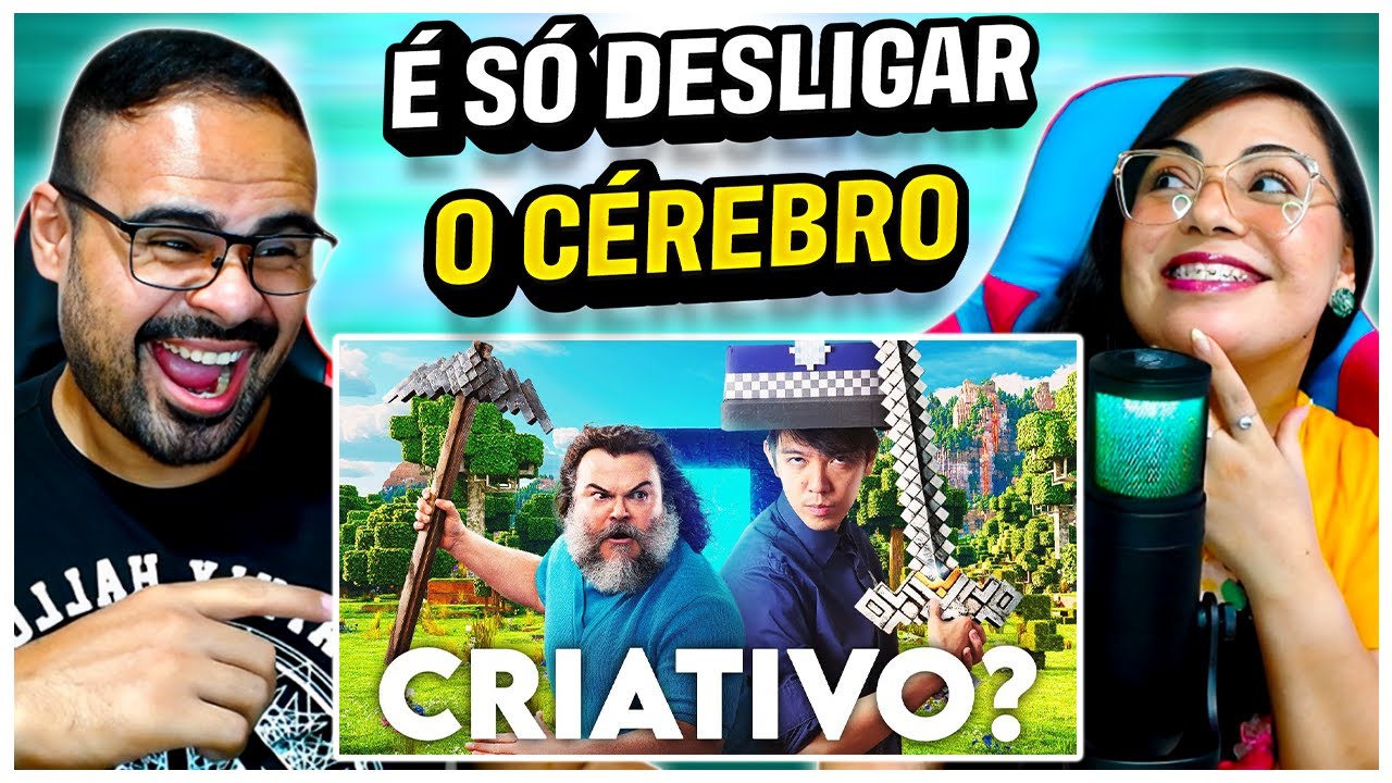 REACT SEIJINHO | Minecraft é um jogo de criatividade... O filme não muito
