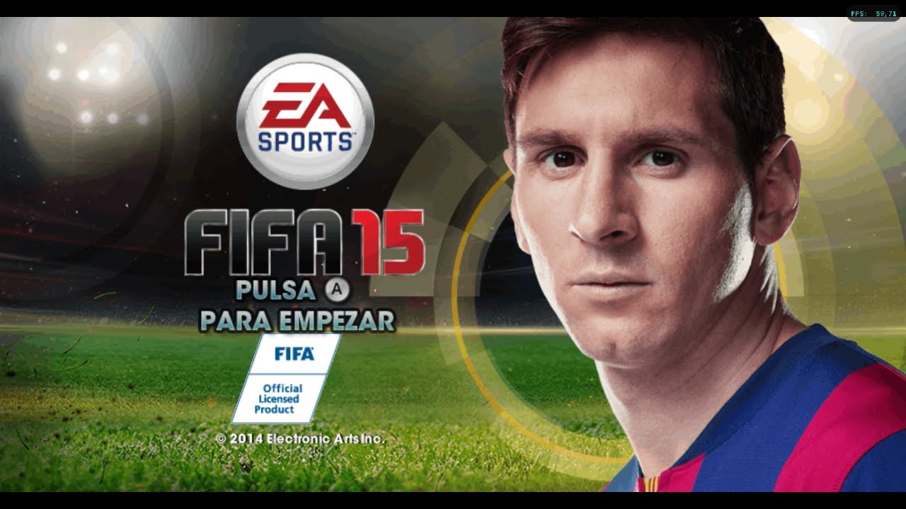 Fifa 15 (Español) de Wii con emulador Dolphin. Real Madrid-FC Barcelona. Gameplay Dificultad Difícil
