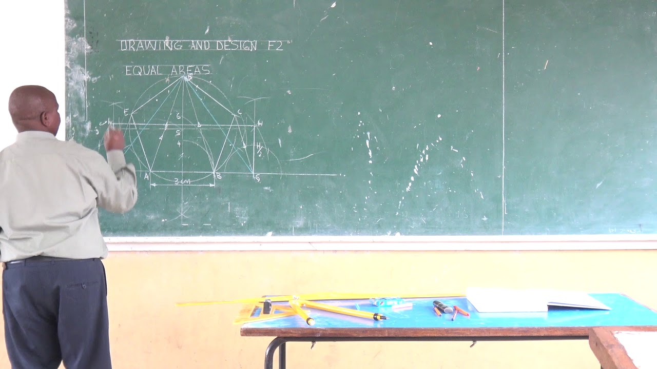 DRAWING AND DESIGN FORM TWO EQUAL AREAS