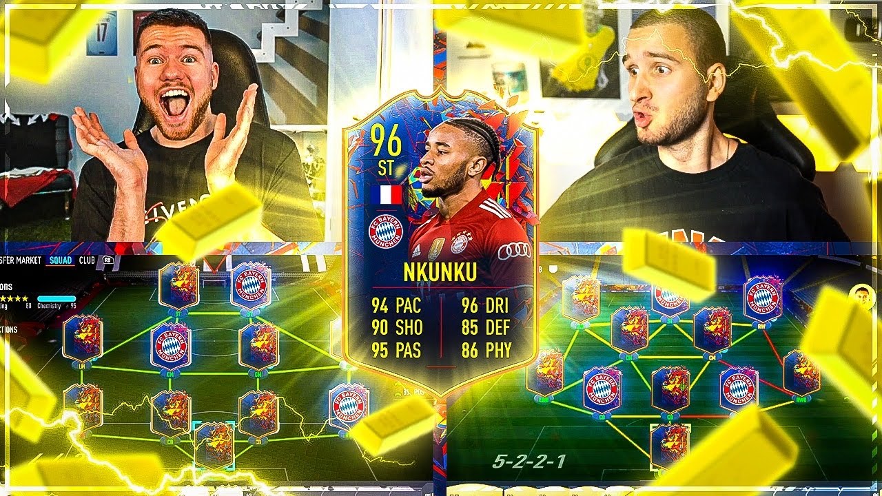 FIFA 22: NKUNKU FC BAYERN TRANSFER SBB 🔥🔥